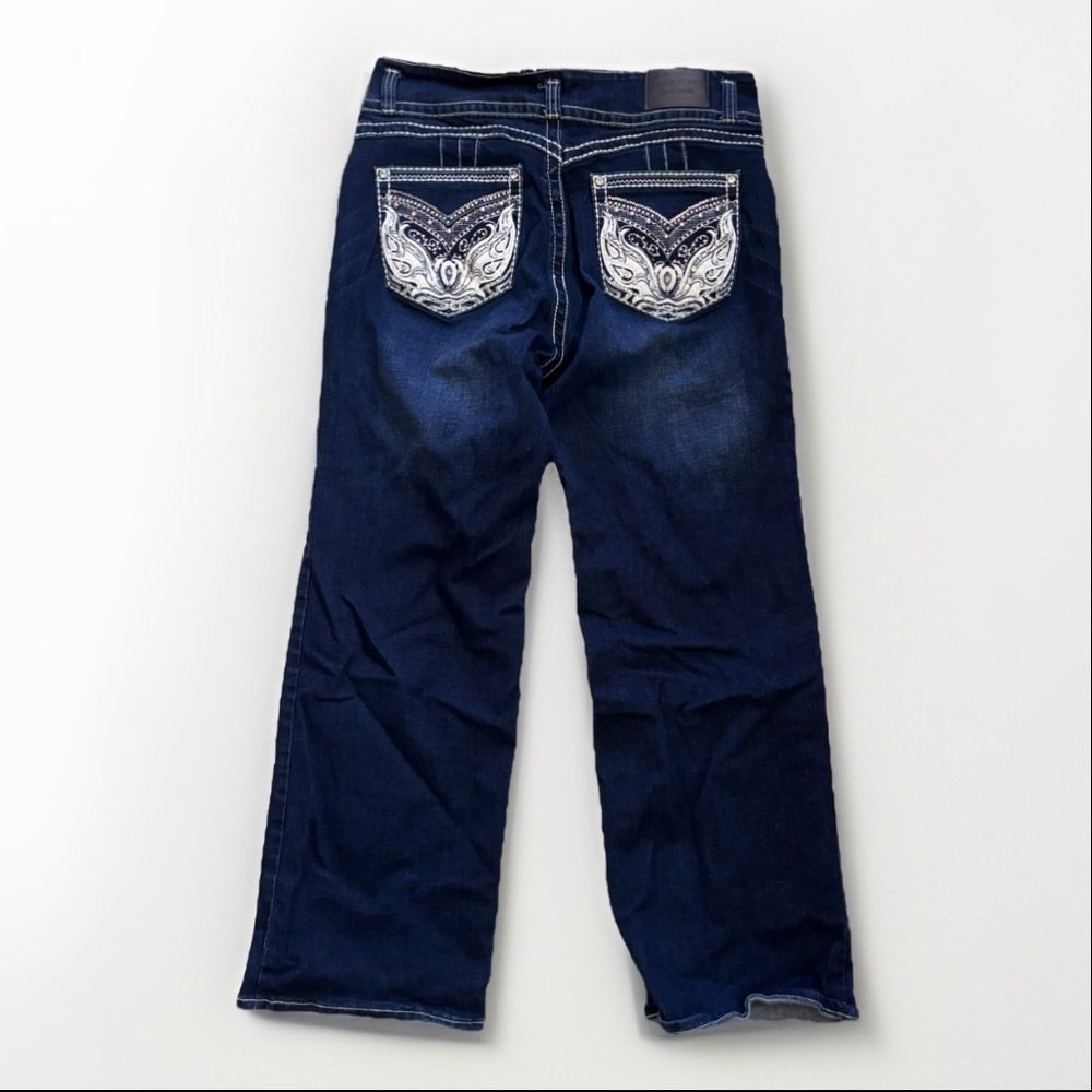 Evolve Denim New York Women's Classic Fashion Bootcut Fit Bling Jeans Size 15